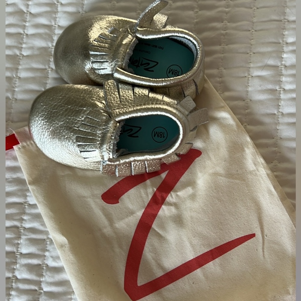 Zutano brand new 18 month moccasins